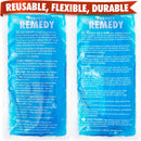 Perfect Remedy 2-Pack Gel Ice Packs for Injuries Reusable, Hot & Cold Pack that’s Durable, Soft & Flexible, Fast Relief & Recovery (Blue, Reg 2PK) — 1