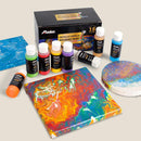 ABEIER Metallic Acrylic Pouring Paint Set, 18 Colors x 2 oz, Pre-Mixed | metallic colors — 6