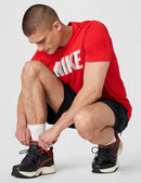 Nike Men's Air Monarch IV Training/Workout Shoes - Dark Smoke Grey/Black/Picante Red — 2