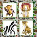 Large Animals Foil Balloons for Jungle Safari Birthday Party Decorations | Colorful Smiling Animal — 3