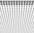 50-Pack Dog Tag Chain Ball Chain Necklace Bulk, Beaded Necklace Chains for Jewelry Making DIY Crafts, Military Blank… — 1