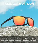 KALIYADI Polarized Sunglasses for Men, Lightweight Sun Glasses with UV Protection for Driving Fishing Golf — 4