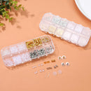 Nkwuire 12 Styles 600 Pcs Earring Backs for Studs, Clear Plastic Earrings Metal Rubber Silicone Earring Backs Bullet… — 3