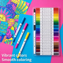 TANMIT 36 Dual-Tip Brush Pens, Art Markers for Adult Coloring Books | 36 Dual Pens — 3