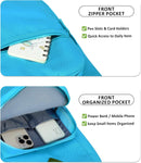 abshoo Classical Basic Womens Travel Backpack For College Men Water Resistant Bookbag (PowDerBlue) | 16.5 Inc — 3