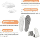 Footstr Insoles for Kids Youth, Arch Support & Shock Absorption, Breathable Soft Foam Sole | 4D Cloud Insoles for Men & Women — 7