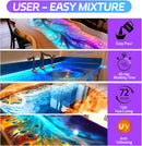 Deep Pour Epoxy Resin - 1.5 Gallon Crystal Clear Resin Epoxy Kit for 2-4" Pour Depths: Not Yellowing and No Bubble… — 4