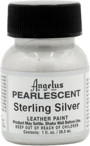 Angelus 1 oz Leather Paint, 1 Fl Oz (Pack of 1), Sterling Silver — 1