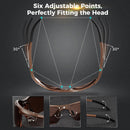 DADA-PRO Polarized Sunglasses Men Sport Driving Sun Glasses Ultralight Al-Mg Mirrored Shades UV400 Protection | Brown — 3