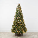 Best Choice Products 6ft Pre-Lit Pre-Decorated Pine Artificial Christmas Tree w/Twinkling LEDs, 1,000 Flocked Frosted Tips, 59 Pinecones, 250 Lights, Base — 2