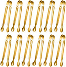 Gejoy 12 Pieces Mini Tongs Stainless Steel Small Sugar Serving Tongs for Charcuterie Board Appetizers Dessert… — 1