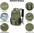 Nerlion Lightweight Foldable 35L Hiking Backpack Travel Backpack for Men Women Camping Waterproof Outdoor Hiking Daypack Backpack Green — 7