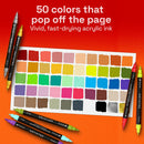 ARTISTRO 50 Acrylic Dual-Tip Glass Marker Pens for Wine Glasses — 3
