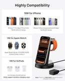 Anlmz 3 in 1 Charging Station - Wireless Charger for Apple Multiple Devices photo 4