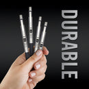 Zebra Pen STEEL F-301 Retractable Ballpoint Pen, Black Ink, 0.7mm, 12-Pack | Black F — 3