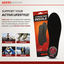 TEGA Carbon Fiber Insole (1 Pair) - for Turf Toe, Foot Fractures, Hallux Rigidus and Limitus - Rigid Shoe Insert for Sports, Hiking, Trekking, Basketball, Running — 5
