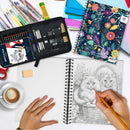 conda 8.5"x11" Sketch Book, 80 Sheets (68 lb/100gsm), Spiral Bound Artist Sketch Pad, Durable Acid Free Drawing Paper for Drawing Painting | 8.5"x11" 1 Pack | Purple — 4