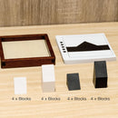 Wooden Hidden Blocks Puzzle Game - 80 Brain Challenges with Solid Wood Box & Deluxe Black and White Pieces, 3D Logic & Spatial Thinking Tabletop Toy, Perfect for Family Fun & Creative Gifts — 4