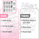 Mr. Pen- Bible Journaling Stencil Set, 4.2 x 7 Inch, 14 Sheets — 4