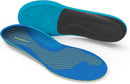 Superfeet Run Support Medium Arch Insoles (V2) for Runners with EVOLyte® Carbon Fiber & Aerospring Foam - 9.5-11 Men / 10.5-12 Women - Blue — 1