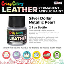 Crazy Colors Siver Dollar Metallic Premium Acrylic Leather and Shoe Paint — 2
