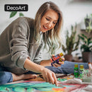 DecoArt Americana Acrylic Paint Set – Essential Pastel Colors, 9 Bottles (2 fl oz) – Art and Craft Acrylic Paints for Canvas, Wood, and More | Multi - Pastel Essentials | 2 Fl Oz (Pack of 9) — 6