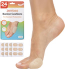 ZenToes Bunion Pads to Wear with Shoes, Waterproof Protectors, 24 Count | Beige | 24 Pack — 1