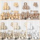 Amandir 153pcs White Sand Beige Balloon Arch Garland Kit Different Sizes — 6