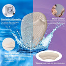 Riootlnm Metatarsal Pads, Ball of Foot Cushions, Heel Pads Inserts for Too Big Shoe, Reduce Foot Pain, No Slip Heel Grips Liners Pads for Loose Shoe, Blisters (Beige+Black) 3