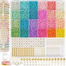 TEXGIZRLY 3mm Seed Beads for Bracelet Jewelry Making Bracelet Making Kit — 1