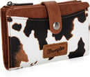 Wrangler Wallet for Women Bifold Card Holder with Zipper and ID Window — 5