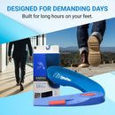 Vasyli Custom 3/4 Length Insoles, Blue, Small, Fast & Effective Pain Relief, Customized Biomechanical Alignment, Medium Density, General Orthotic Needs, Everyday Walking Shoes, Heat Moldable — 7