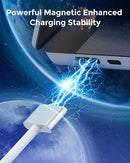 USB C to Magnetic 3 Charger Cable for MacBook Air 13.6 15 inch Mac Pro 14 16 M5 M4 M3 M2 M1 2026 2025 2024 2023 2022 2021, Braided Cord & LED, Powerful Magnetic, Super Durable, Original Quality 6.6FT 4