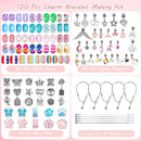 UFU Charm Bracelet Making Kit, 120Pcs DIY Jewelry Making Kit Arts & Crafts Gift for Girls 5 6 7 8-12, A Sweet… — 5