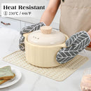 CAKETIME 2 Pack Multicolor Silicone Dish Drying Mat for Kitchen Counter Dining…