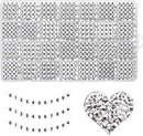 YMSDZHL Alphabet Beads A-Z 1300Pcs Letter Bead for Bracelet Jewelry Making — 1