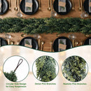 9FT Christmas Cedar Pine Garlands Realistic, Real Touch Winter Xmas Garland, Christmas Decorations Indoor Outdoor, Artificial Holiday Decor Faux Greenery for Mantle, Fireplace, Table — 5