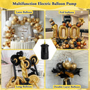IDAODAN Electric Balloon Pump, Portable Electric Balloon Blower Machine Inflator Air Pump for Party Decorations | Black — 3