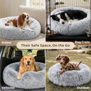 JOLLYVOGUE Small Dog Bed, Calming Soft Anti-Anxiety Donut Cat Bed, Washable Round Fluffy Cushion for Small and Medium Pets (20") — 6