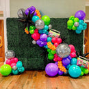 MEBAY Rainbow Balloons Garland Arch Kit, 146Pcs 5 Assorted Color Latex Balloon Different Sizes 18 12 10 5 Inch for Gender Reveal Baby Shower Wedding Birthday Party Decoration | 146-mint Green-purple-yellow-hot Pink-teal — 3