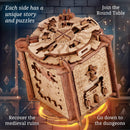iDventure Cluebox Camelot, Escape Room in a Wooden Puzzle Box for Adults — 3