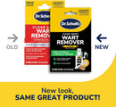 Dr. Scholl's Clear Away Wart Remover Liquid on Fingers and Toes, 1/3 fl oz, 20 Cover Up Discs – Fast Acting & Clinically Proven Wart Removal, Safe to Use on Kids Ages 4+ — 2