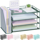 Spacrea 4-Tier Paper Organizer for Desk with File Organizer — 1