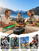 Mini Bike Tire Pump, 120PSI Electric Bicycle Pump with Digital Gauge, Auto Stop, 20s Fast Inflation Portable Air Pump with Presta & Schrader Valve for Road Bike, Mountain Bike, E-Bike, Scooter — 5