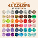 Pizooro Clay Beads 3 Boxes Bracelet Making Kit, 10500pcs Beads for Jewelry Making, Round Letter Beads with Charm and… — 5