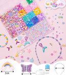 MiuCo Bracelet Making Kit for Kids Girls - Makes 18+ Bracelets, Cute Beads for Jewelry Making Kits with Charms -… — 4