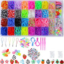 JIYAKO 2500+ Rubber Band Bracelet Kit, Loom Bracelet Making Kit for Kids — 1