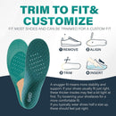GED Work Comfort Insoles for Men & Women, Arch Support, Standing All Day — 8