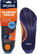 Airplus Plantar Fascia Orthotic 3/4 Length Shoe Insole (FSA&HSA Eligible)-Foam Shell & Gel Heel - Deep Heel Cup, Full-Foot Arch Support-Soft Cushioning & Stability -Fits Most Shoes & Boots-Unisex — 1