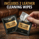 Eagle Liquid Shoe Polish Instant Shine – Quick-Dry Leather Polish with Built-In Sponge Applicator & 2 Cleaning Wipes | Black — 3